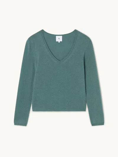 Gwyn Goop  Greer Sweater | Sage | Size Xs In Green