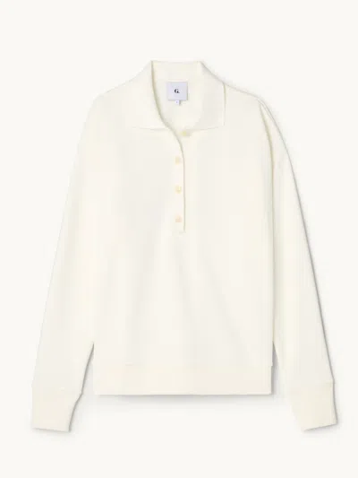 Gwyn Goop  Hadley Sweatshirt | Ivory | Size L In White
