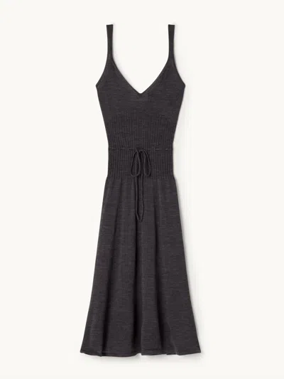 Gwyn Goop  Isa Dress | Charcoal | Size Xl In Multi