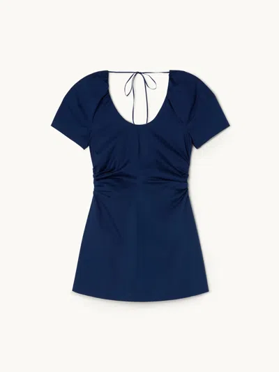 Gwyn Goop  Isabel Dress | Bright Navy | Size 14 In Multi