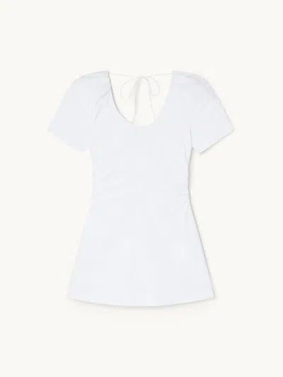 Gwyn Goop  Isabel Dress | Optic White | Size 2