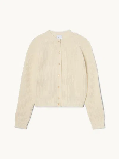 Gwyn Goop  Isla Cardigan | Salt | Size Xl In Multi