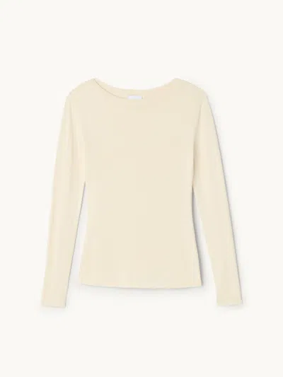 Gwyn Goop  Jane Sweater | Ivory | Size Xl In Neutral
