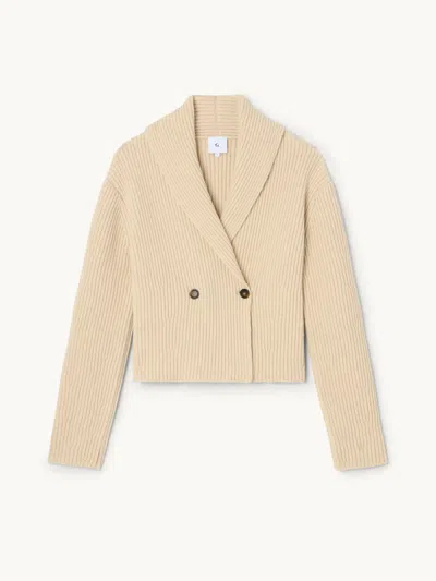 Gwyn Goop  Jensen Cardigan | Cream | Size Xl In Neutral