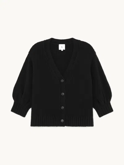 Gwyn Goop  La Femme Cardigan | Black | Size Xl
