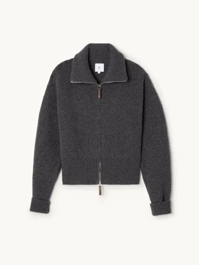 Gwyn Goop  Madden Sweater | Charcoal | Size Xl In Gray
