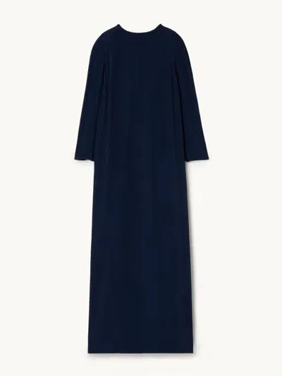 Gwyn Goop  Marella Dress | Navy | Size 12 In Blue