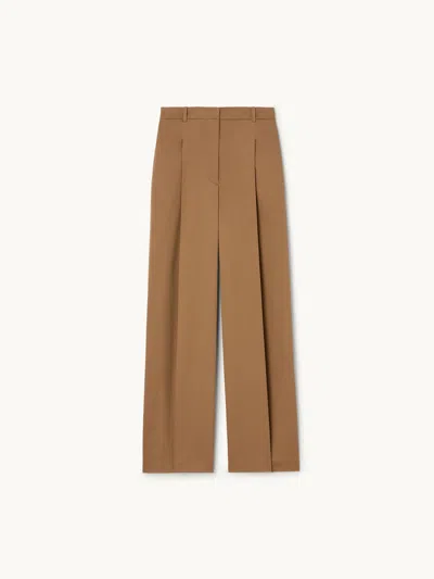 Gwyn Goop  Marlow Trouser | Camel | Size 14 In Brown