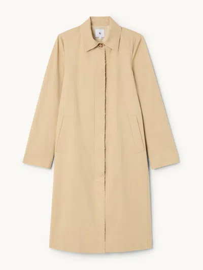 Gwyn Goop  Mathilde Coat | Sand | Size 12 In Nude