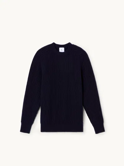 Gwyn Goop  Miller Sweater | Dark Navy | Size Xl In Blue