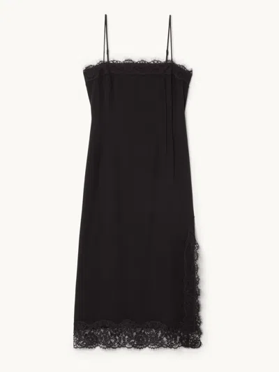 Gwyn Goop  Ondine Dress | Black | Size 14