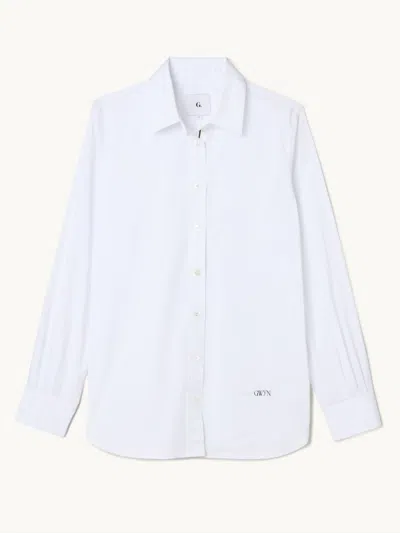 Gwyn Goop  Perry Shirt | White | Size 10