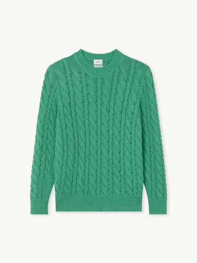 Gwyn Goop  Peyton Sweater | Sea Green | Size Xl