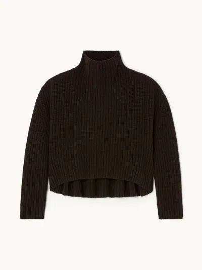 Gwyn Goop  Sloane Sweater | Cacao Brown | Size L In Multi