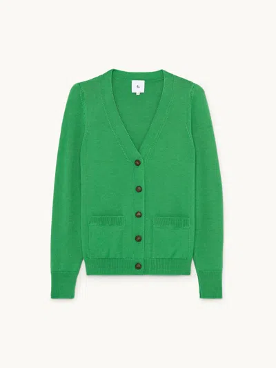 Gwyn Goop  The Signature Cardigan | Green | Size Xl In Multi