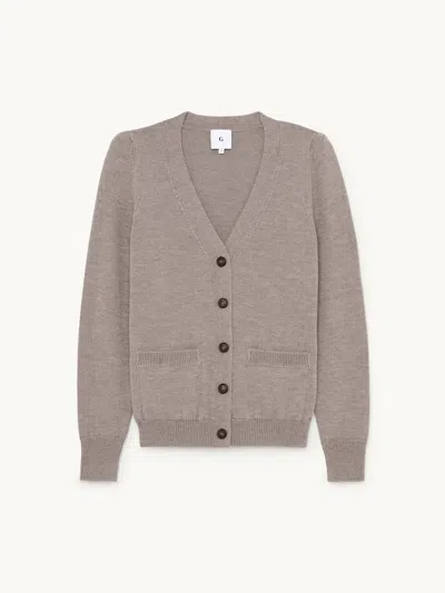 Gwyn Goop  The Signature Cardigan | Khaki | Size Xl In Multi