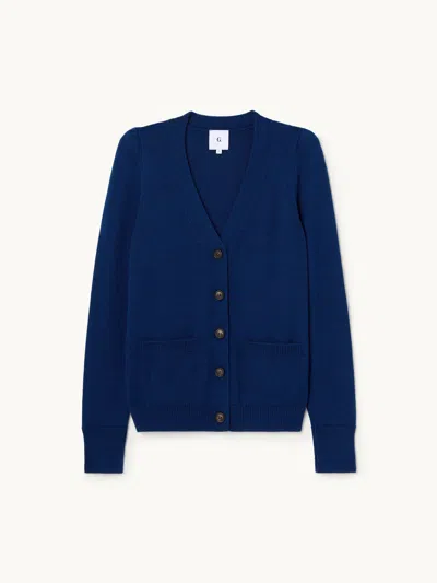 Gwyn Goop  The Signature Cardigan | Sunset Blue | Size Xl In Multi