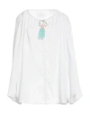 Gwynedds Woman Blouse White Size M Viscose In Off White