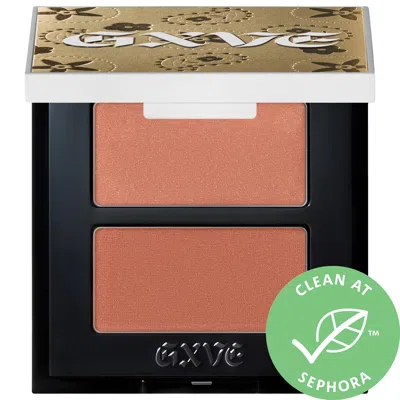 Gxve By Gwen Stefani Feelin' Cheeky Clean Amplifying Talc-free Blush Duo Stars Aligned 0.2 oz / 6 G In White