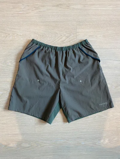 Pre-owned Gyakusou X Nike Gyakusou Fw10 Shorts Green (xxl)