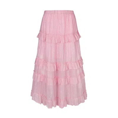 Gybizia Women's Pink / Purple Juno Skirt Shampoo In Pink/purple