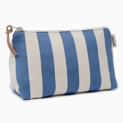 Gyllstad Nora Stripe Riviera Blue Wash Bag L