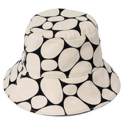 Gyllstad Women's White / Black Stenar White Black Sun Hat M/l In White/black