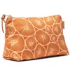 Gyllstad Yellow / Orange Korall Orange Wash Bag L In Yellow/orange