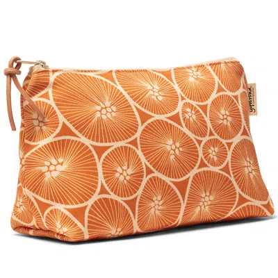 Gyllstad Yellow / Orange Korall Orange Wash Bag L In Yellow/orange