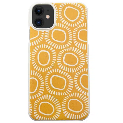 Gyllstad Yellow / Orange Solar Iphone Big Case In Yellow/orange