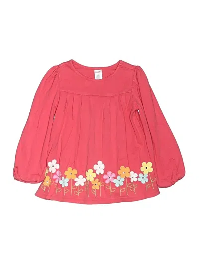 Pre-owned Gymboree Kids' 3/4 Sleeve Blouse In Pink