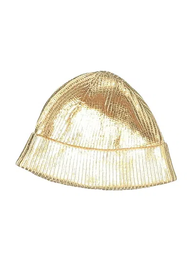 Pre-owned Gymboree Kids' Beanie Hat In Gold