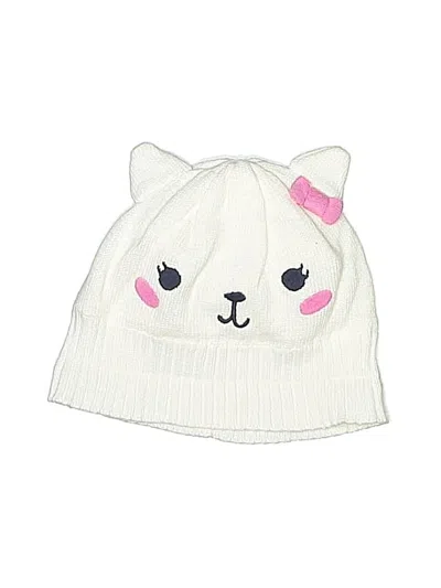 Pre-owned Gymboree Babies' Beanie Hat In White