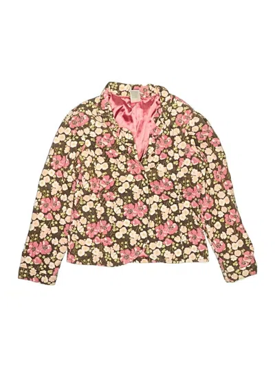 Pre-owned Gymboree Kids' Blazer Jacket In Pink