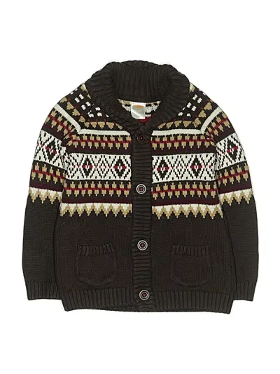 Pre-owned Gymboree Kids' Cardigan Sweater In Brown