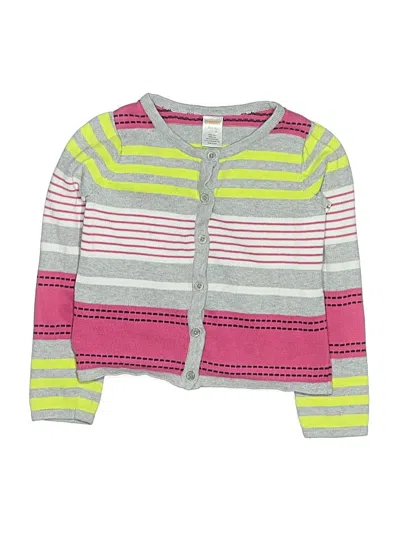 Pre-owned Gymboree Kids' Cardigan Sweater In Pink