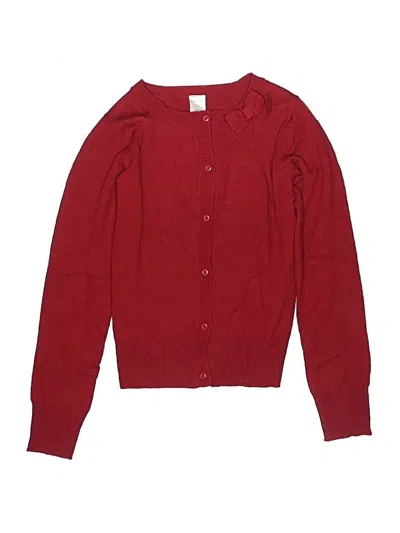 Pre-owned Gymboree Kids' Cardigan Sweater In Red