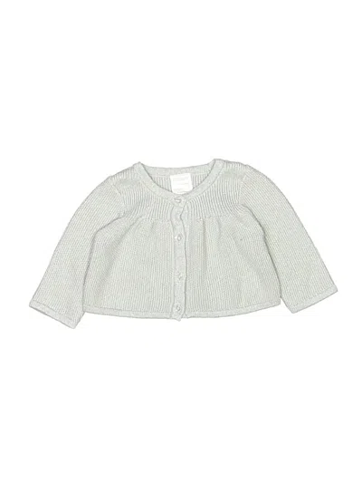 Pre-owned Gymboree Babies' Cardigan Sweater In Silver