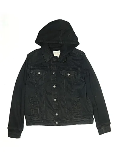 Pre-owned Gymboree Kids' Denim Jacket In Black