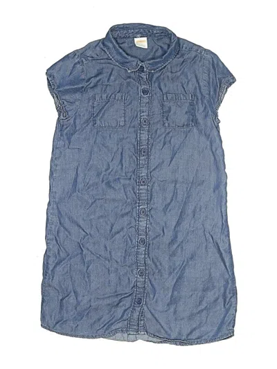 Pre-owned Gymboree Kids' Dress In Blue