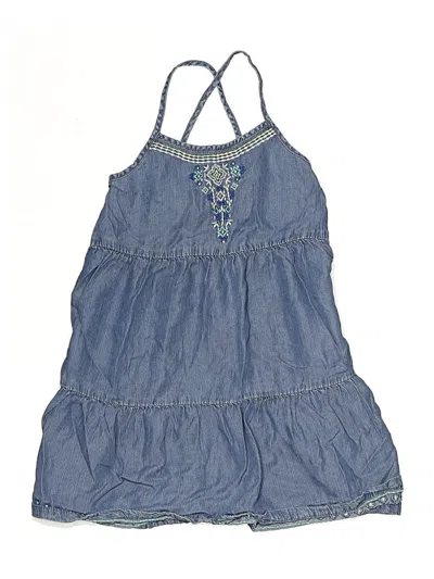 Pre-owned Gymboree Kids' Dress In Blue