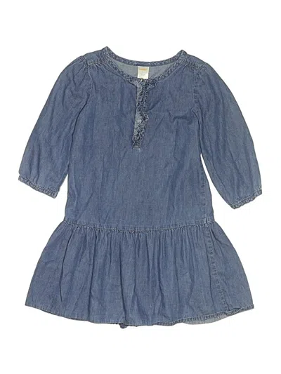 Pre-owned Gymboree Kids' Dress In Blue