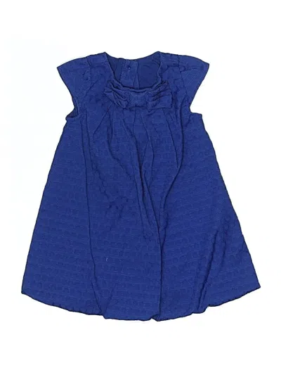 Pre-owned Gymboree Kids' Dress In Blue