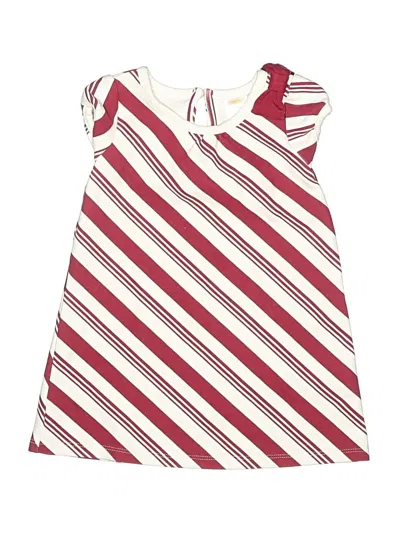 Pre-owned Gymboree Kids' Dress In Burgundy