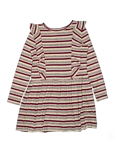 Pre-owned Gymboree Kids' Dress In Burgundy