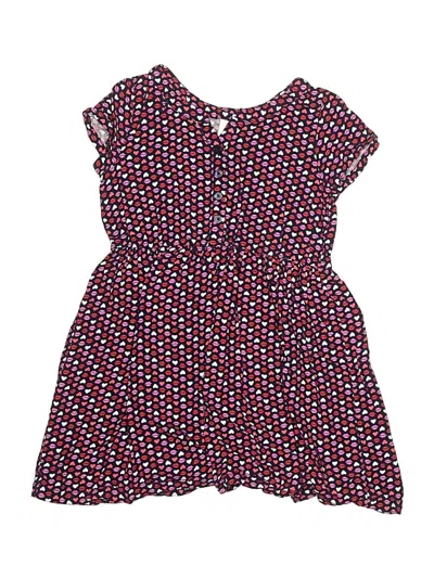 Pre-owned Gymboree Kids' Dress In Burgundy