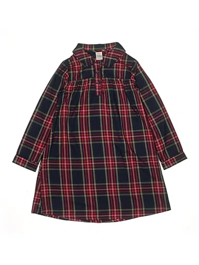 Pre-owned Gymboree Kids' Dress In Burgundy