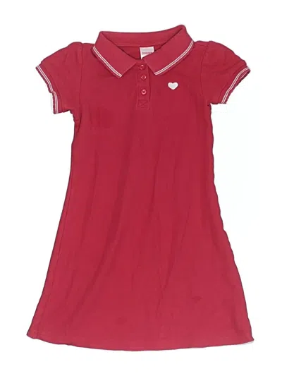 Pre-owned Gymboree Kids' Dress In Burgundy