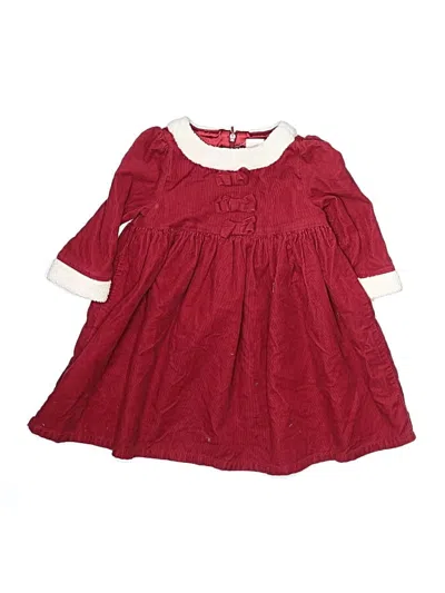 Pre-owned Gymboree Kids' Dress In Burgundy