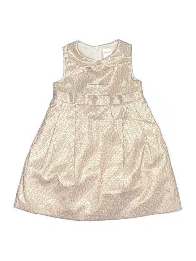 Pre-owned Gymboree Kids' Dress In Gold